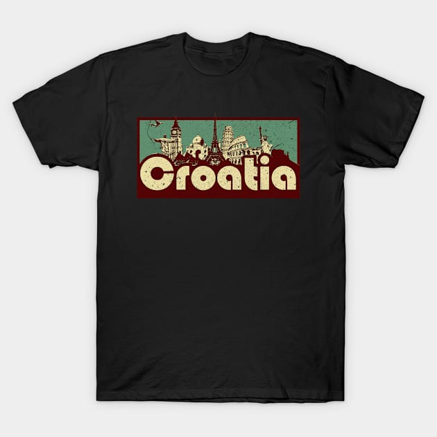 Croatia T-Shirt by SerenityByAlex